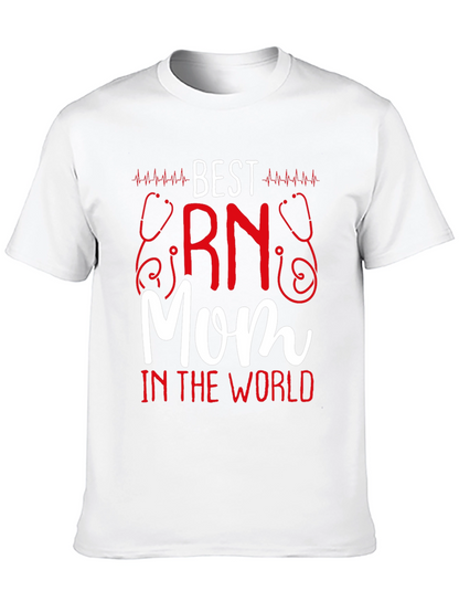 Best RN Mom T-Shirt - Nurse Appreciation