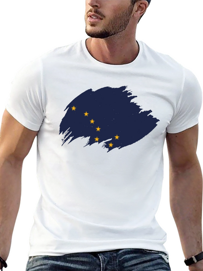 Alaska Flag T-Shirt - Distressed Graphic Tee