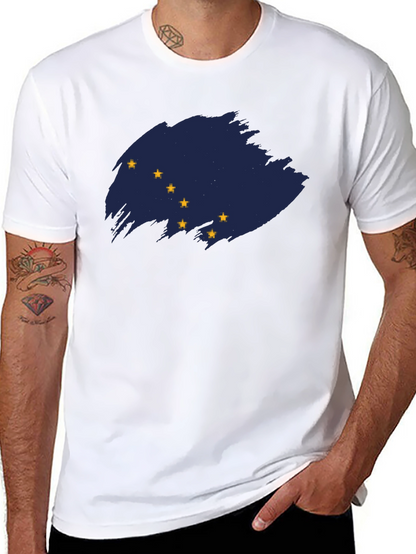 Alaska Flag T-Shirt - Distressed Graphic Tee