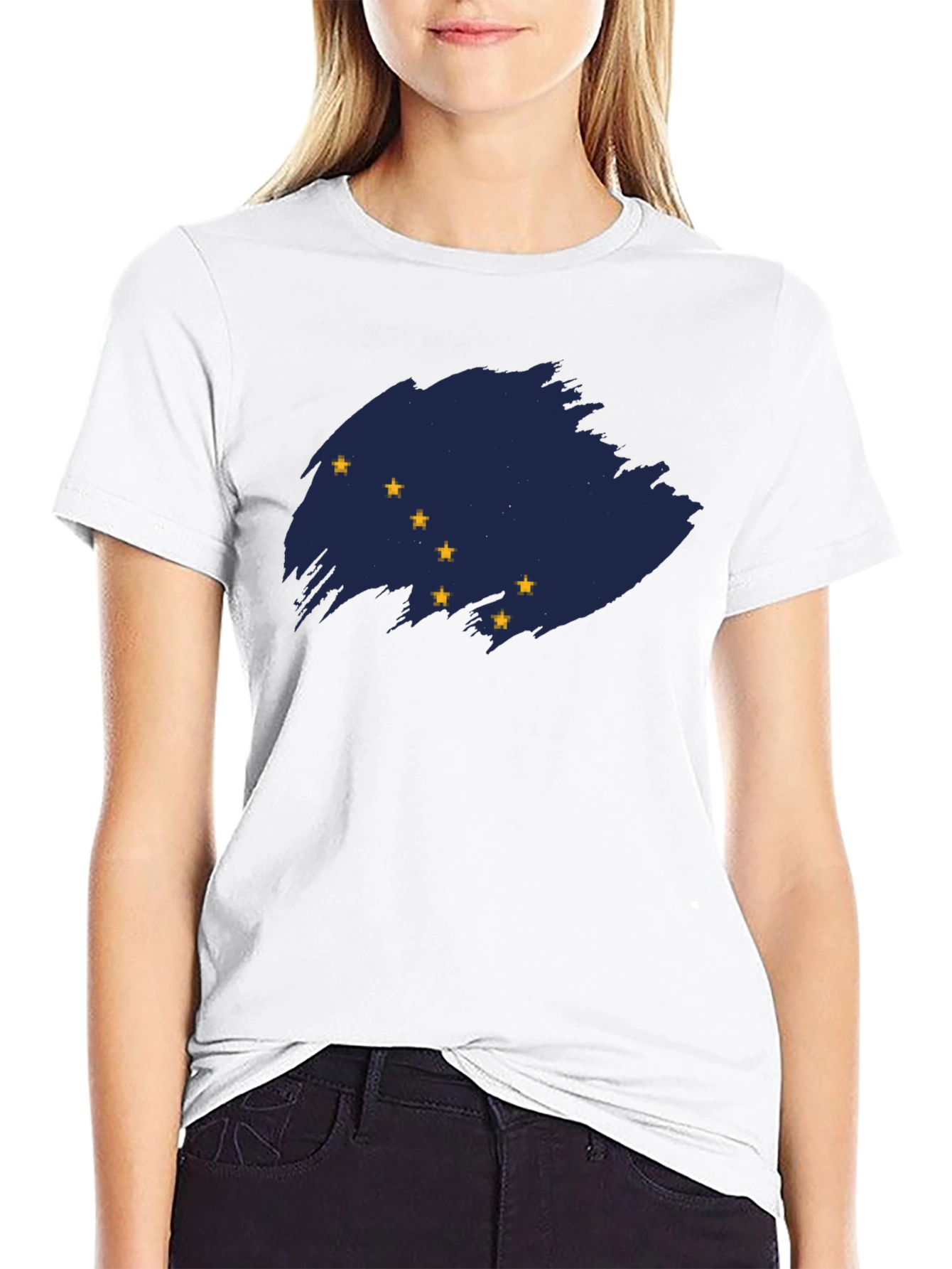 Alaska Flag T-Shirt - Distressed Graphic Tee