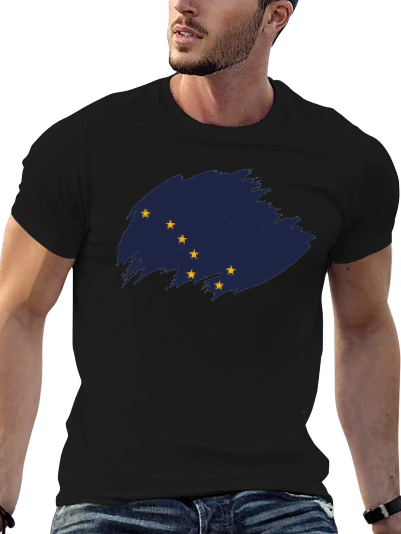 Alaska Flag T-Shirt - Distressed Graphic Tee