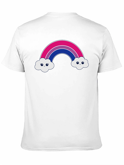 Bisexual Pride Rainbow Cloud T-Shirt