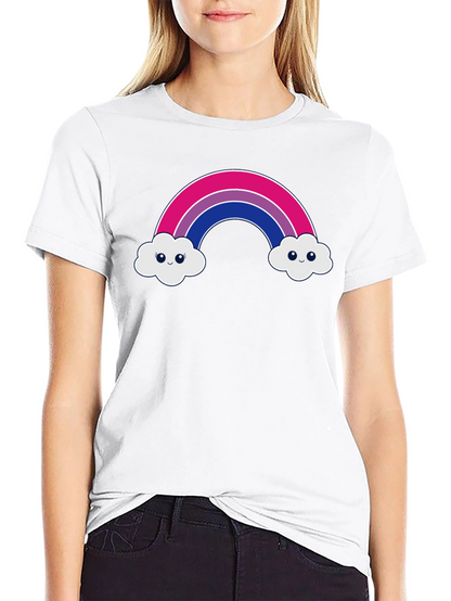 Bisexual Pride Rainbow Cloud T-Shirt
