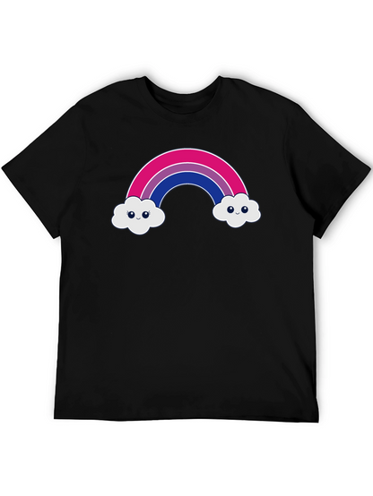 Bisexual Pride Rainbow Cloud T-Shirt