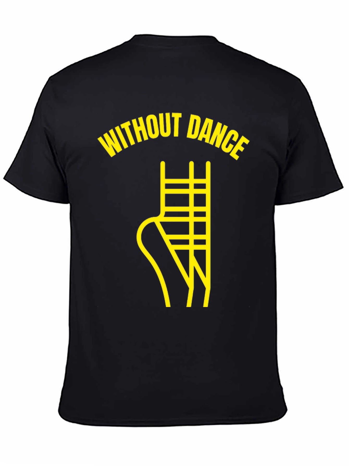 Without Dance Graphic Tee - Black