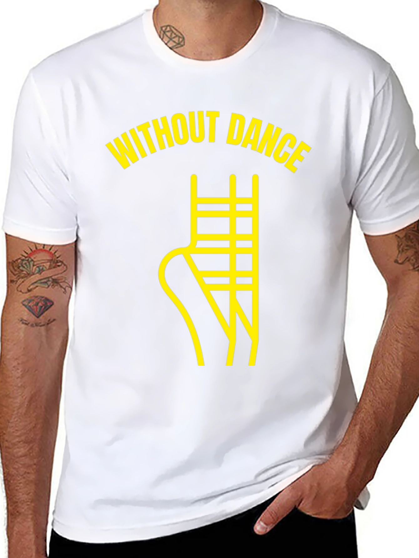 Without Dance Graphic Tee - Black