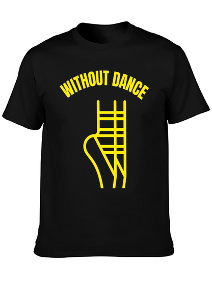 Without Dance Graphic Tee - Black