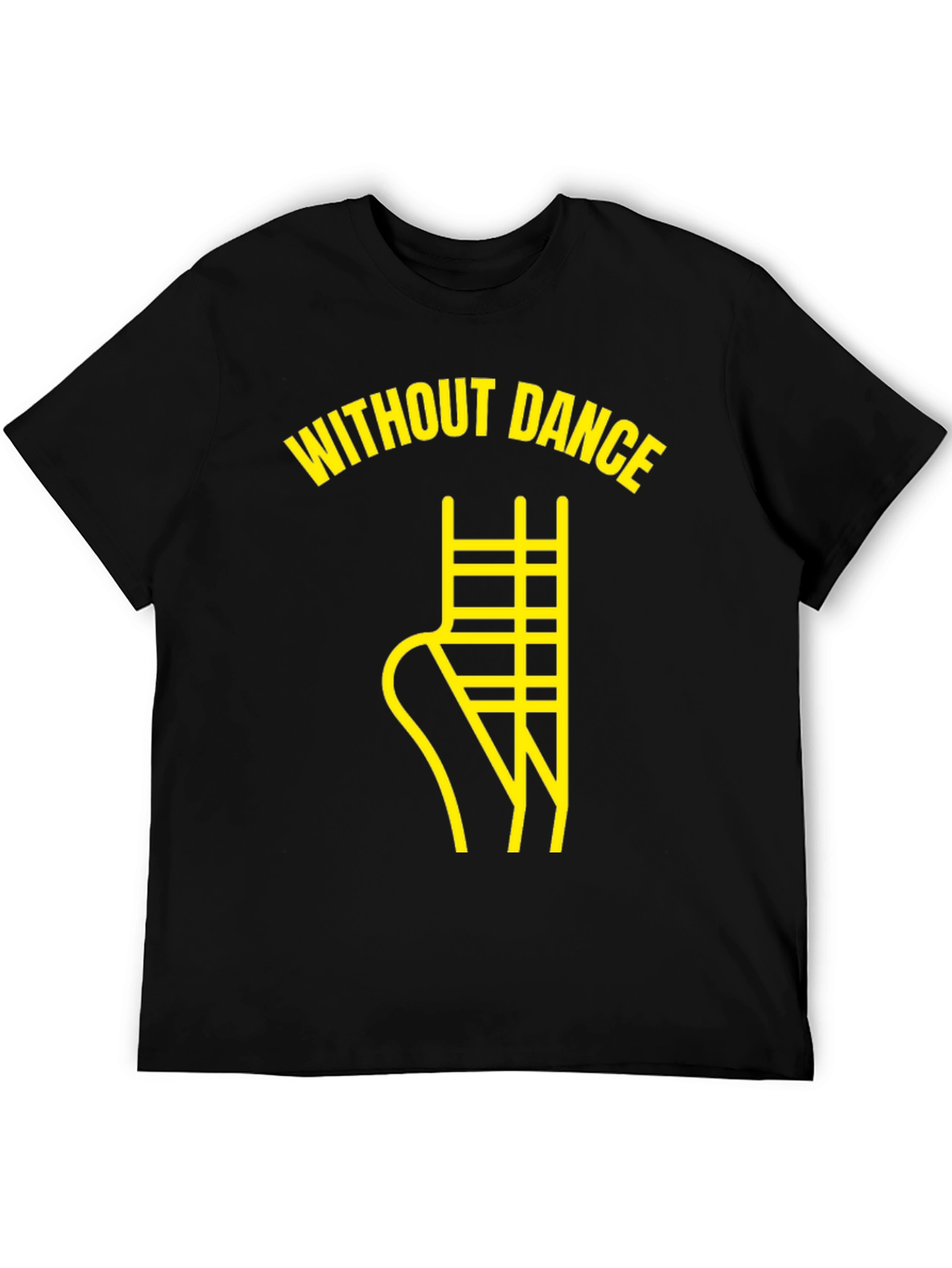 Without Dance Graphic Tee - Black