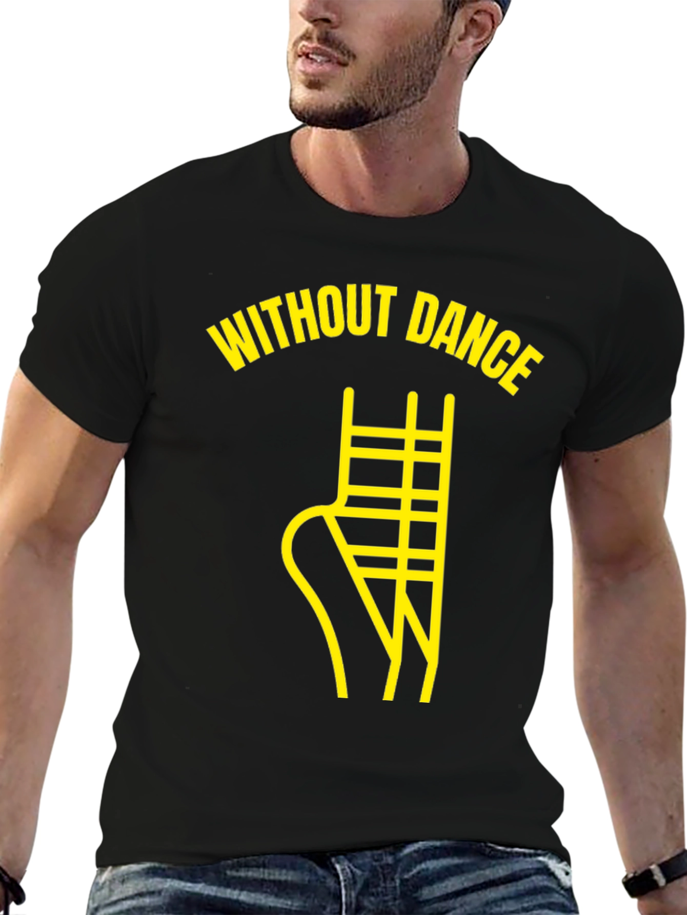 Without Dance Graphic Tee - Black