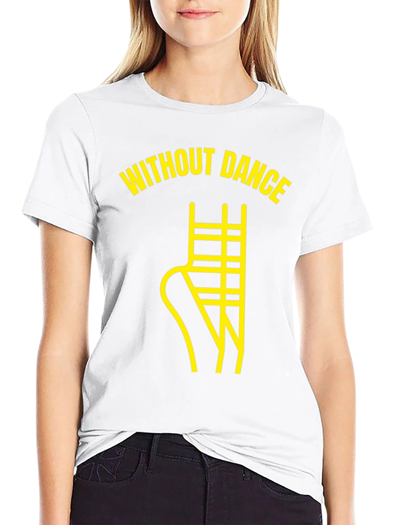 Without Dance Graphic Tee - Black