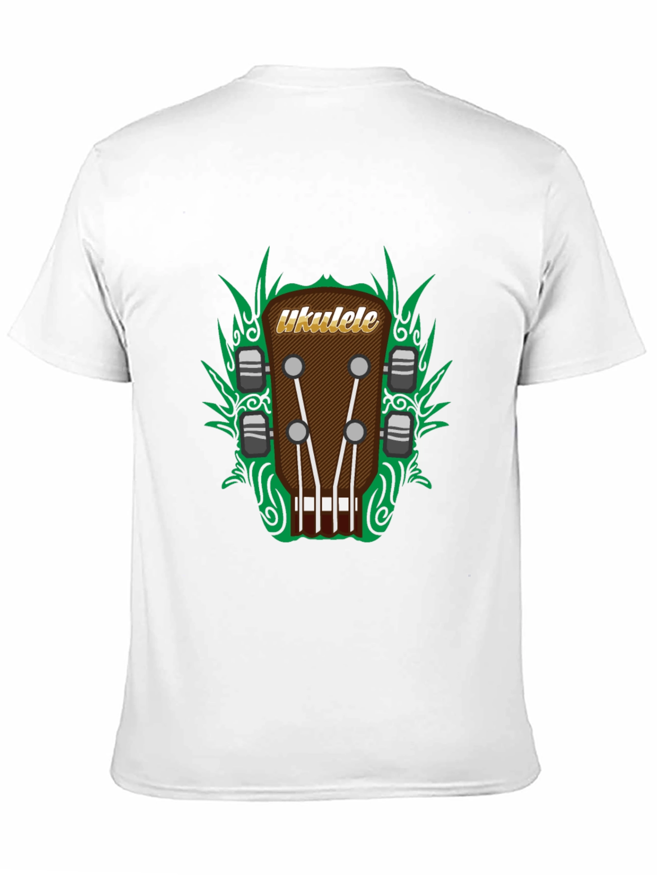 Ukulele Headstock Graphic Tee - Music Lovers T-Shirt