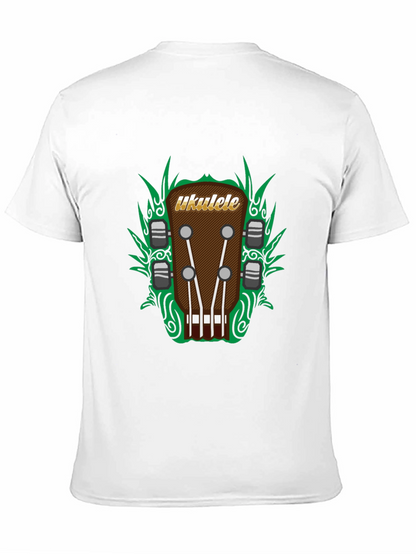 Ukulele Headstock Graphic Tee - Music Lovers T-Shirt