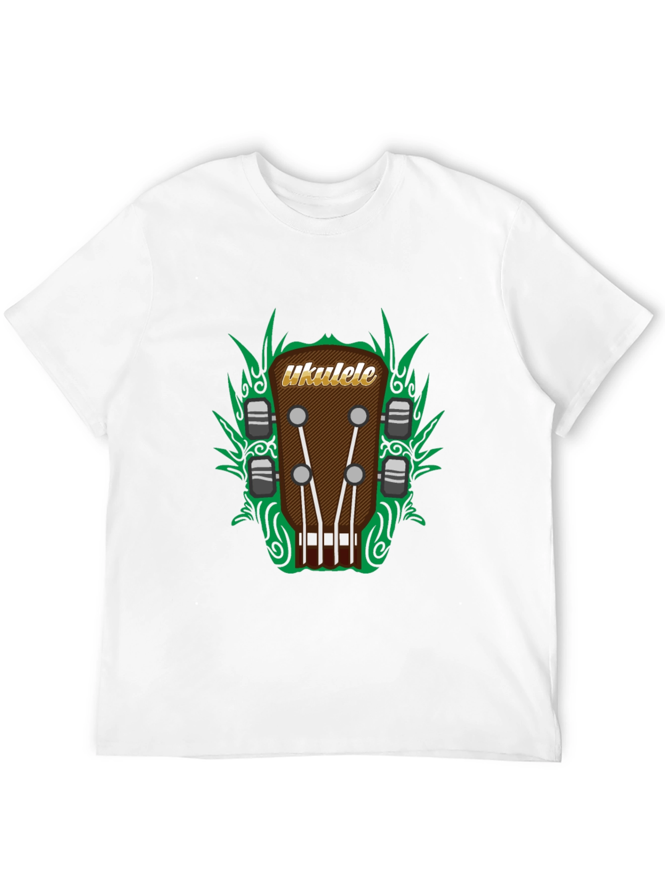 Ukulele Headstock Graphic Tee - Music Lovers T-Shirt