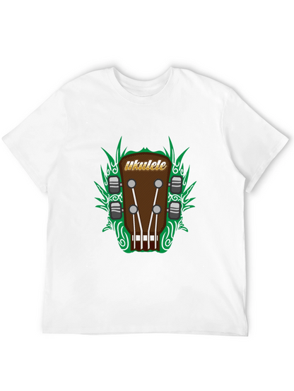 Ukulele Headstock Graphic Tee - Music Lovers T-Shirt