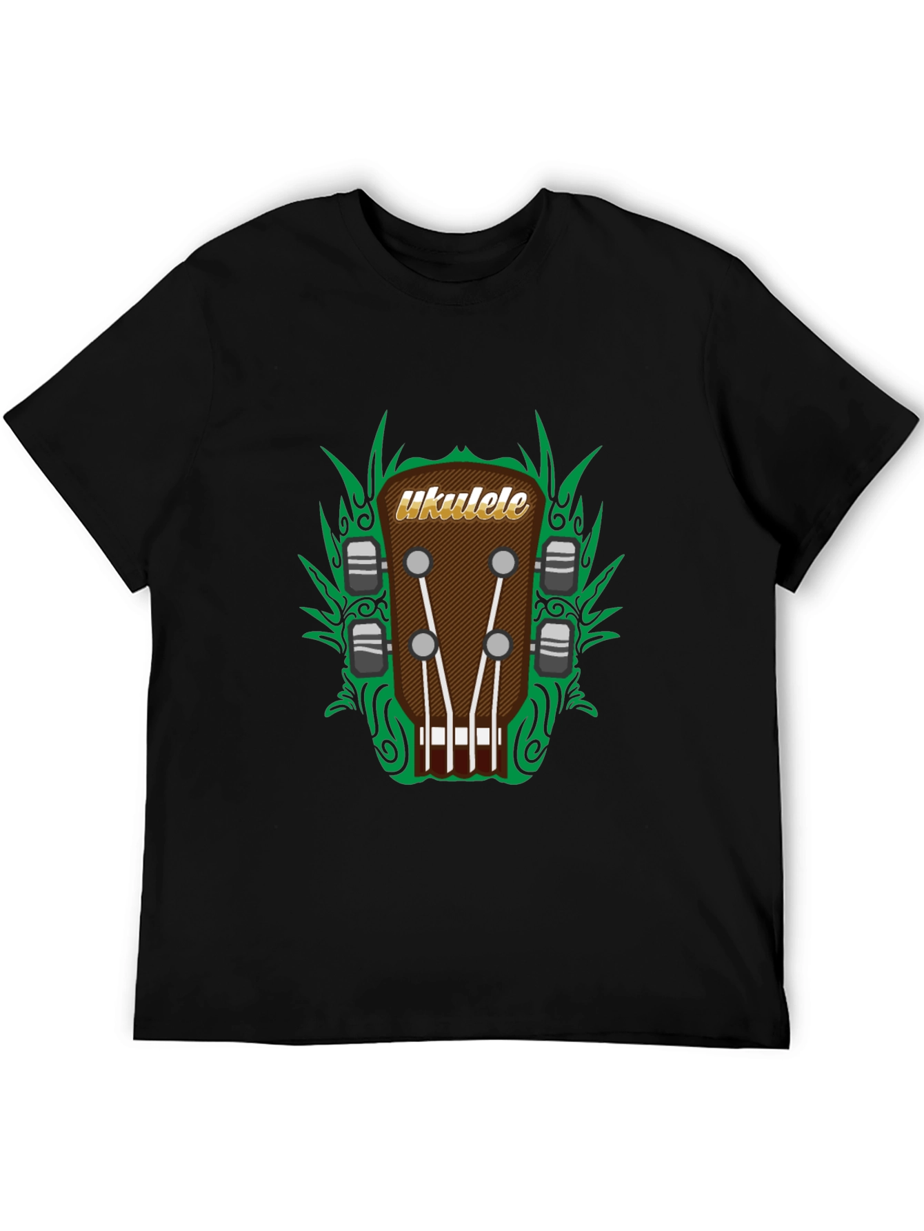 Ukulele Headstock Graphic Tee - Music Lovers T-Shirt