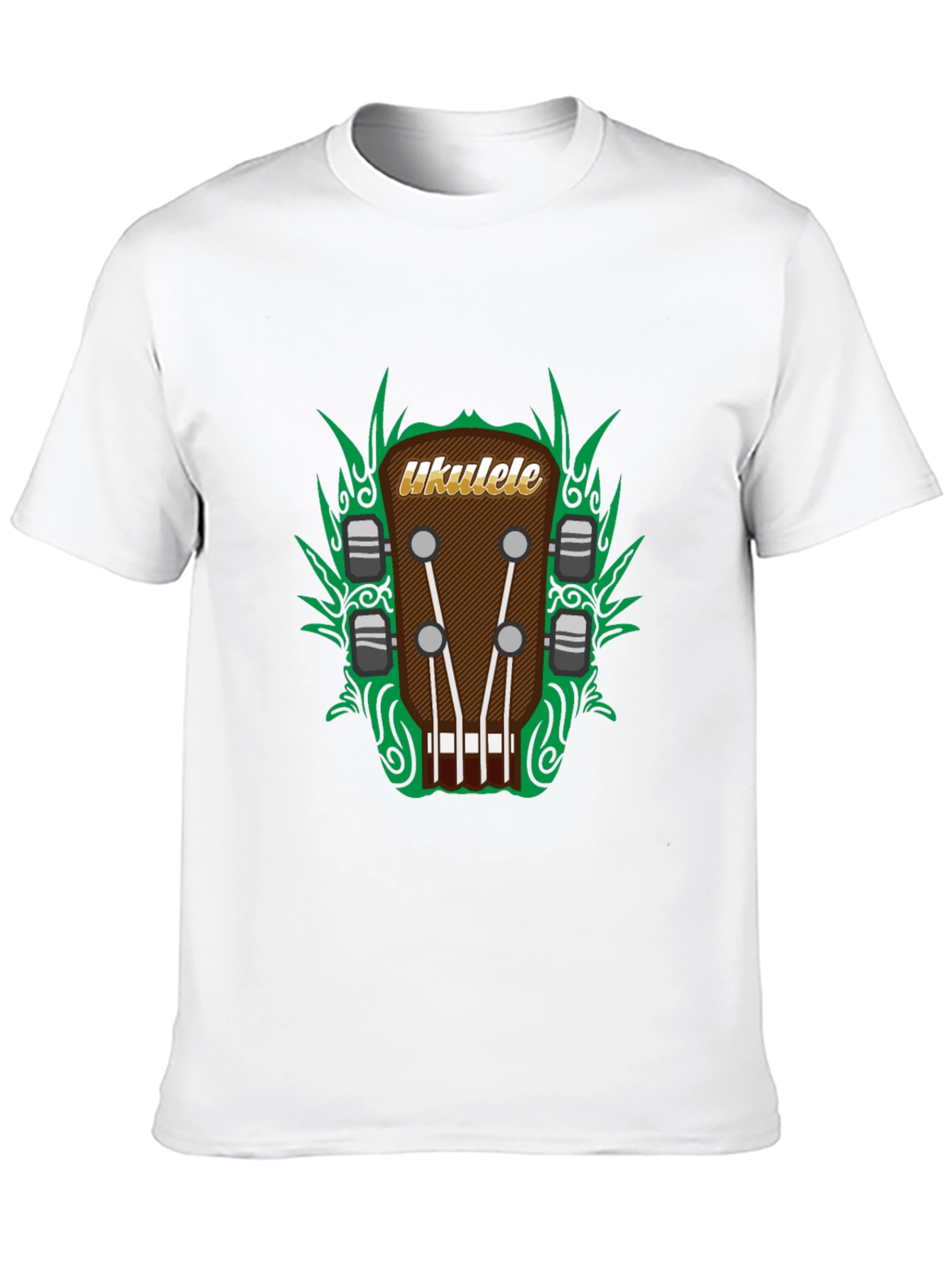 Ukulele Headstock Graphic Tee - Music Lovers T-Shirt