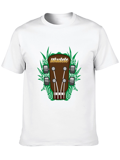 Ukulele Headstock Graphic Tee - Music Lovers T-Shirt