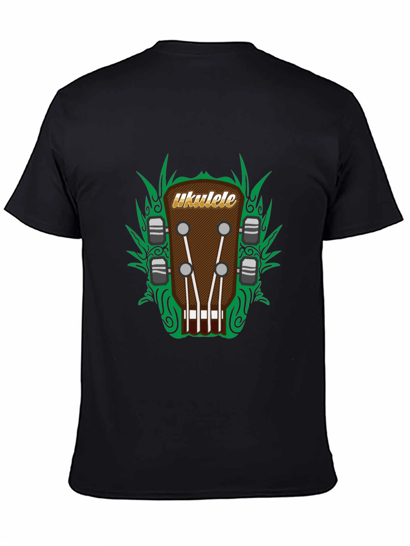 Ukulele Headstock Graphic Tee - Music Lovers T-Shirt