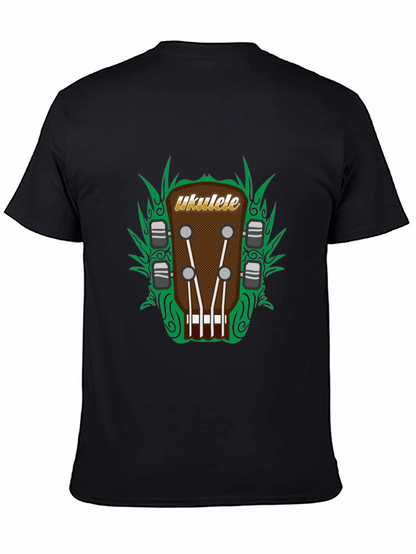 Ukulele Headstock Graphic Tee - Music Lovers T-Shirt
