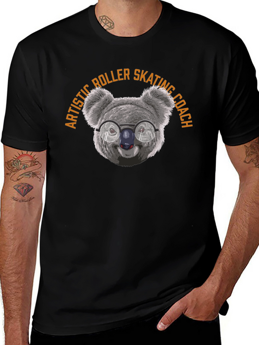Artistic Roller Skating Coach Koala T-Shirt