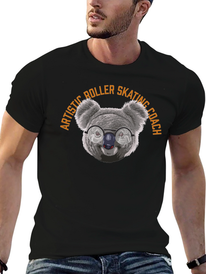 Artistic Roller Skating Coach Koala T-Shirt