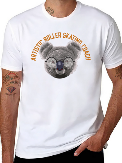 Artistic Roller Skating Coach Koala T-Shirt