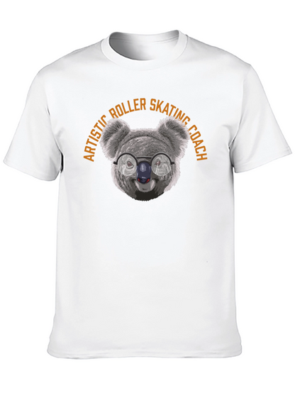 Artistic Roller Skating Coach Koala T-Shirt