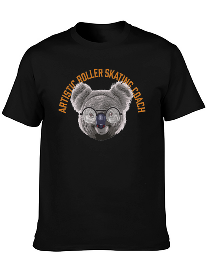 Artistic Roller Skating Coach Koala T-Shirt