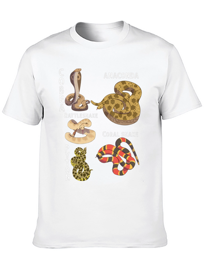 Snakes of the World Graphic T-Shirt