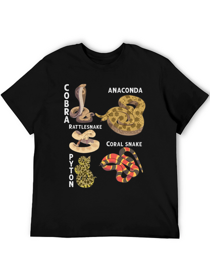 Snakes of the World Graphic T-Shirt