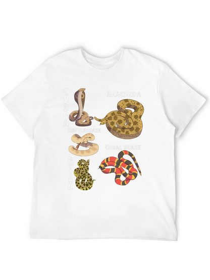 Snakes of the World Graphic T-Shirt