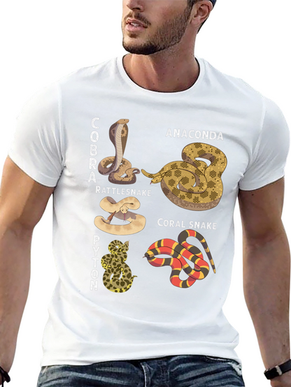 Snakes of the World Graphic T-Shirt