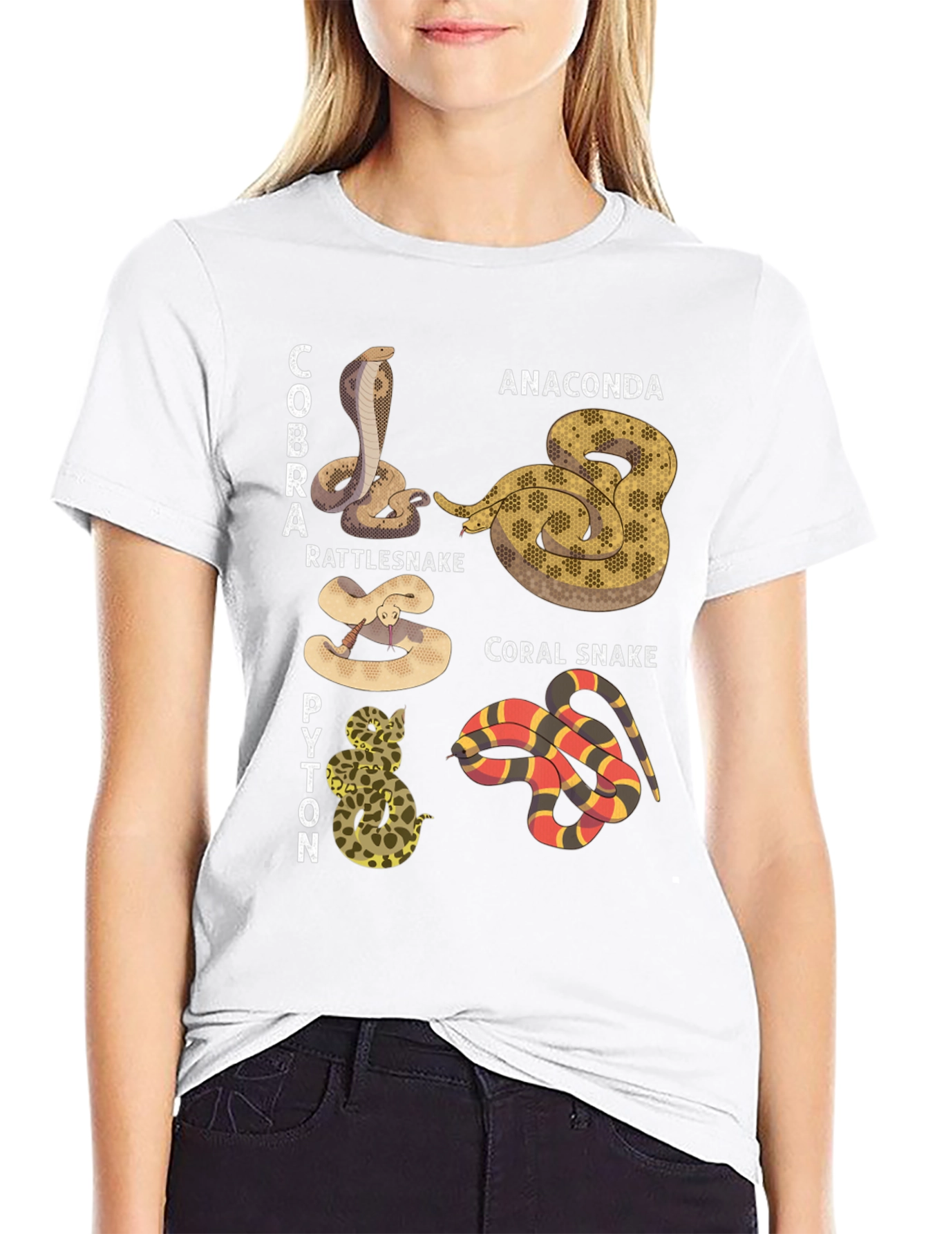 Snakes of the World Graphic T-Shirt