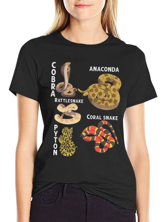 Snakes of the World Graphic T-Shirt