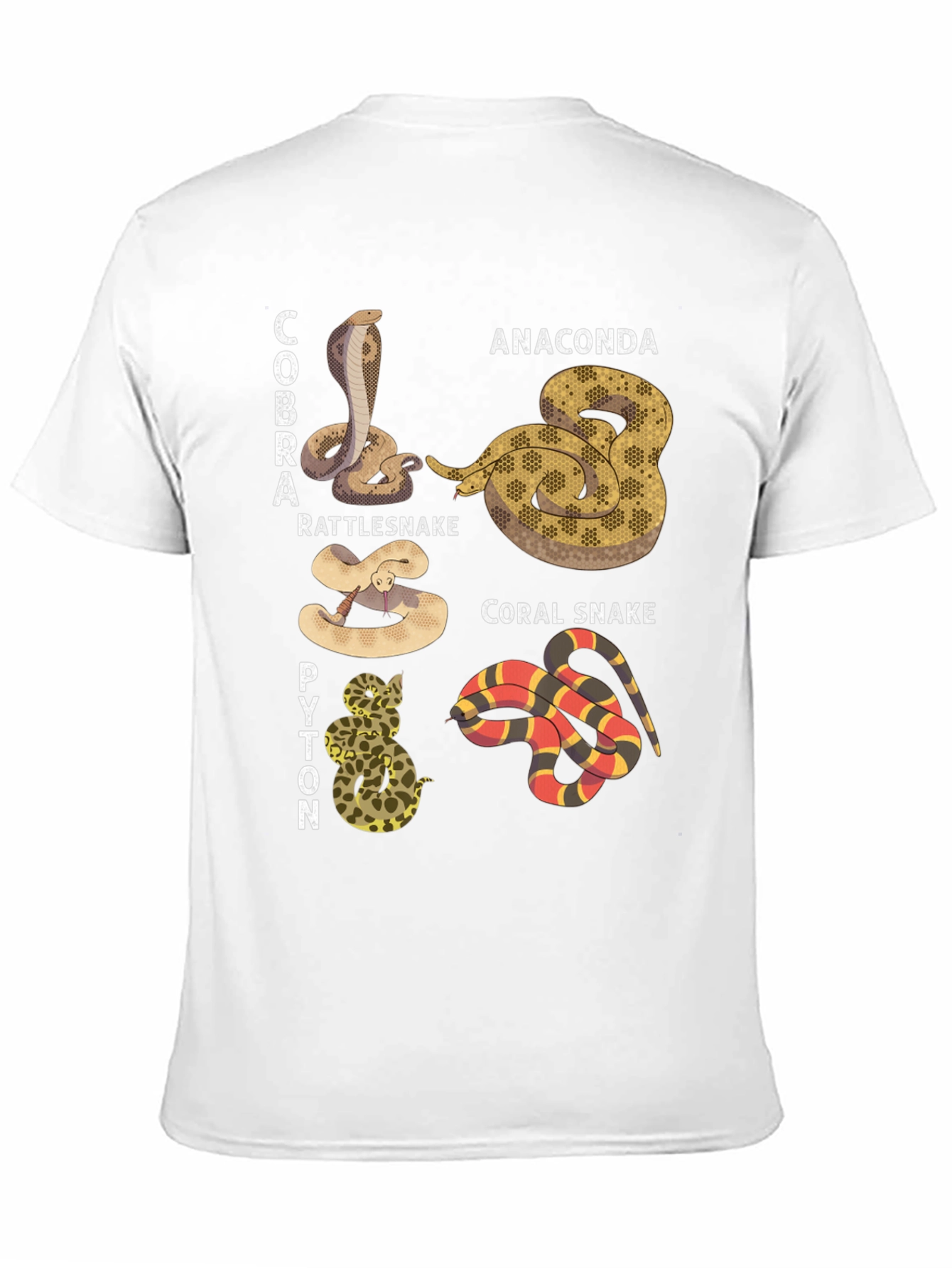 Snakes of the World Graphic T-Shirt