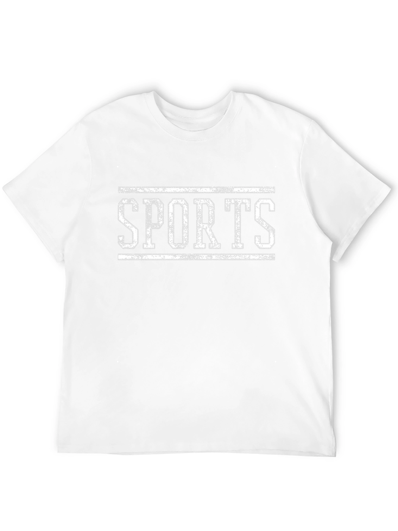 Sports Graphic Print Black T-Shirt