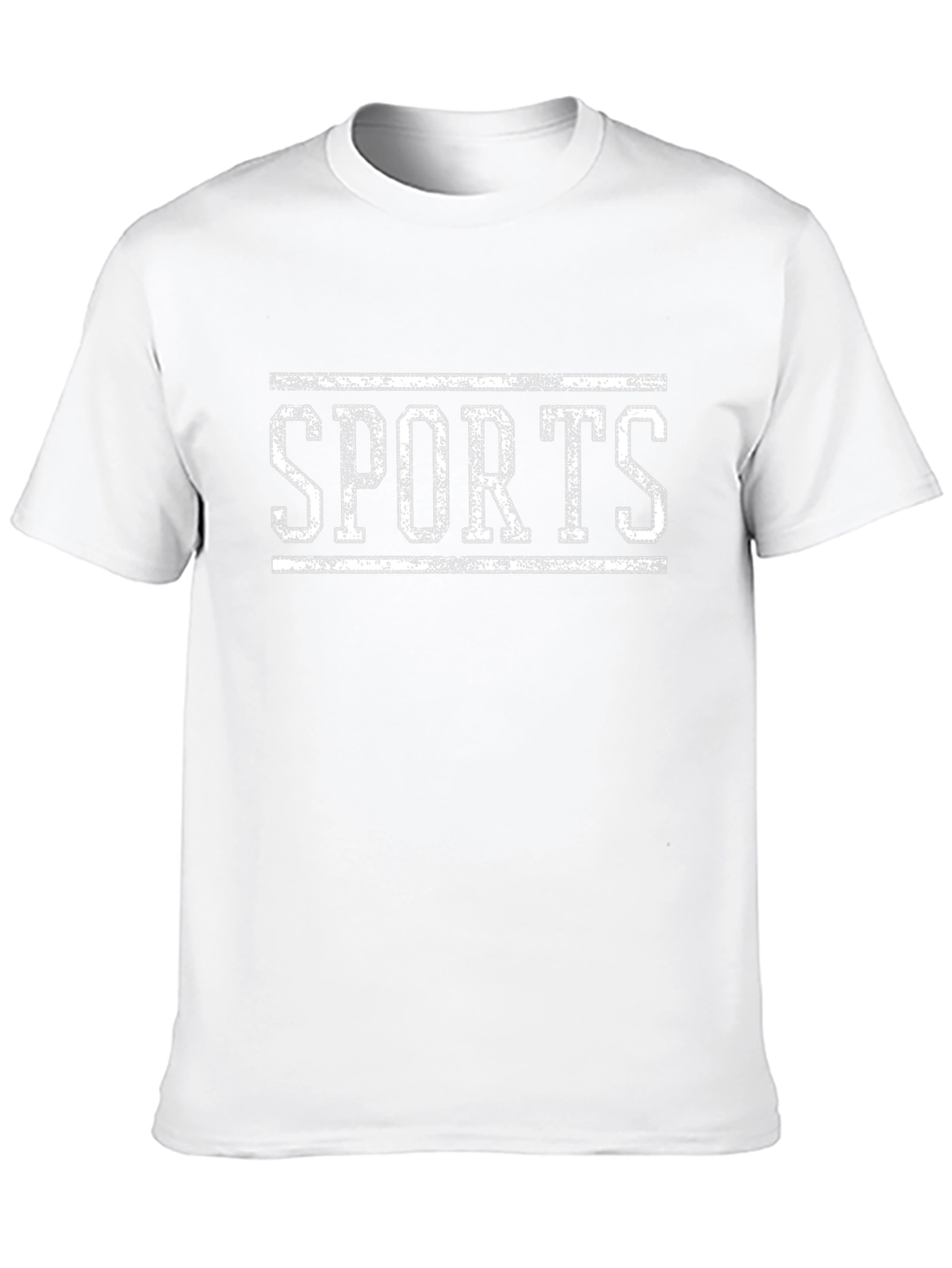 Sports Graphic Print Black T-Shirt