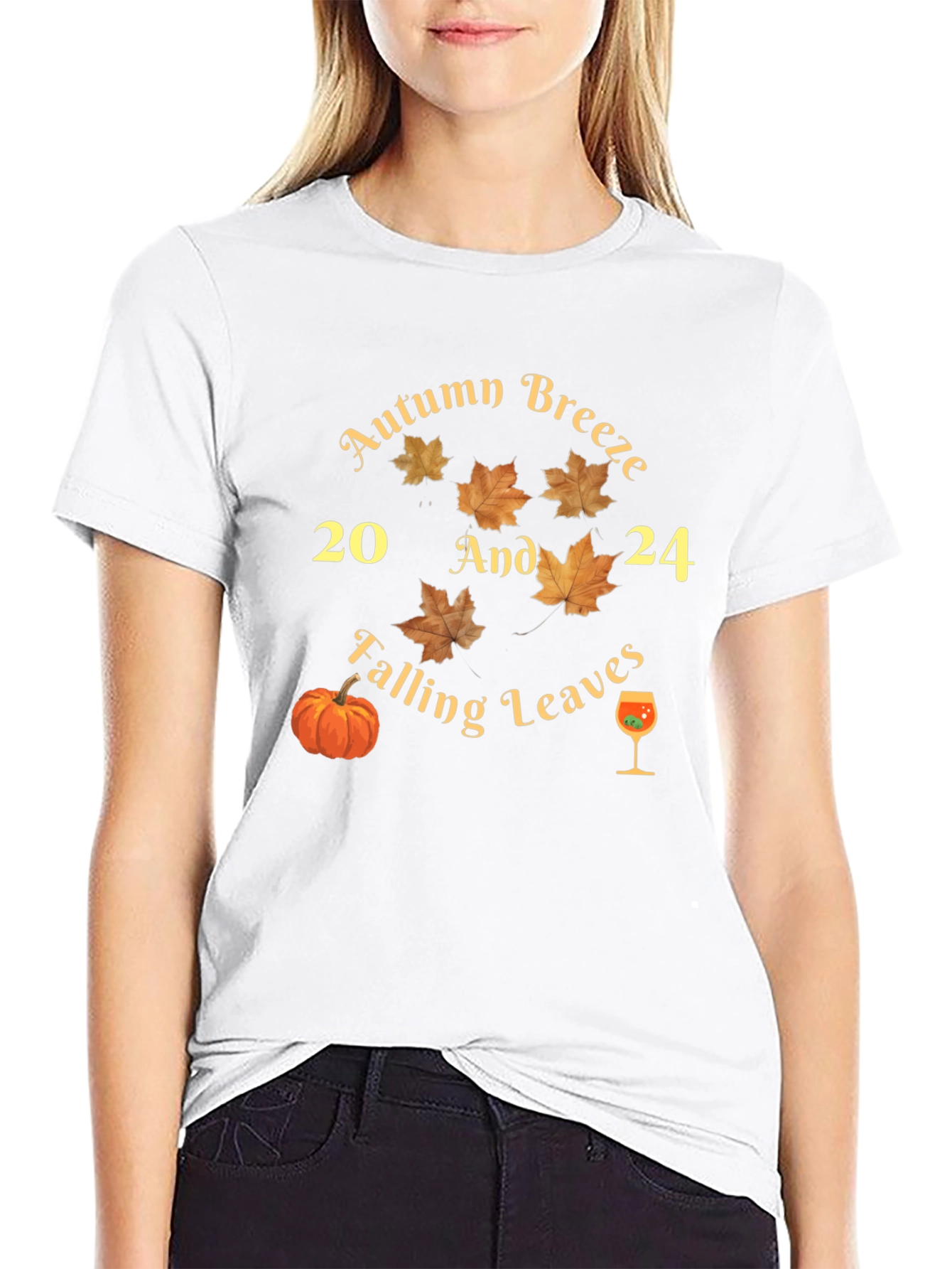 Autumn Breeze & Falling Leaves 2024 T-Shirt