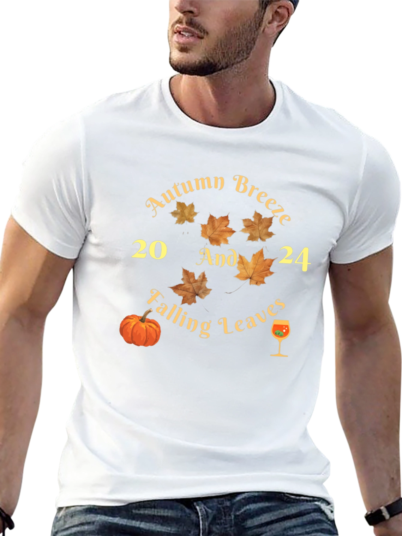 Autumn Breeze & Falling Leaves 2024 T-Shirt