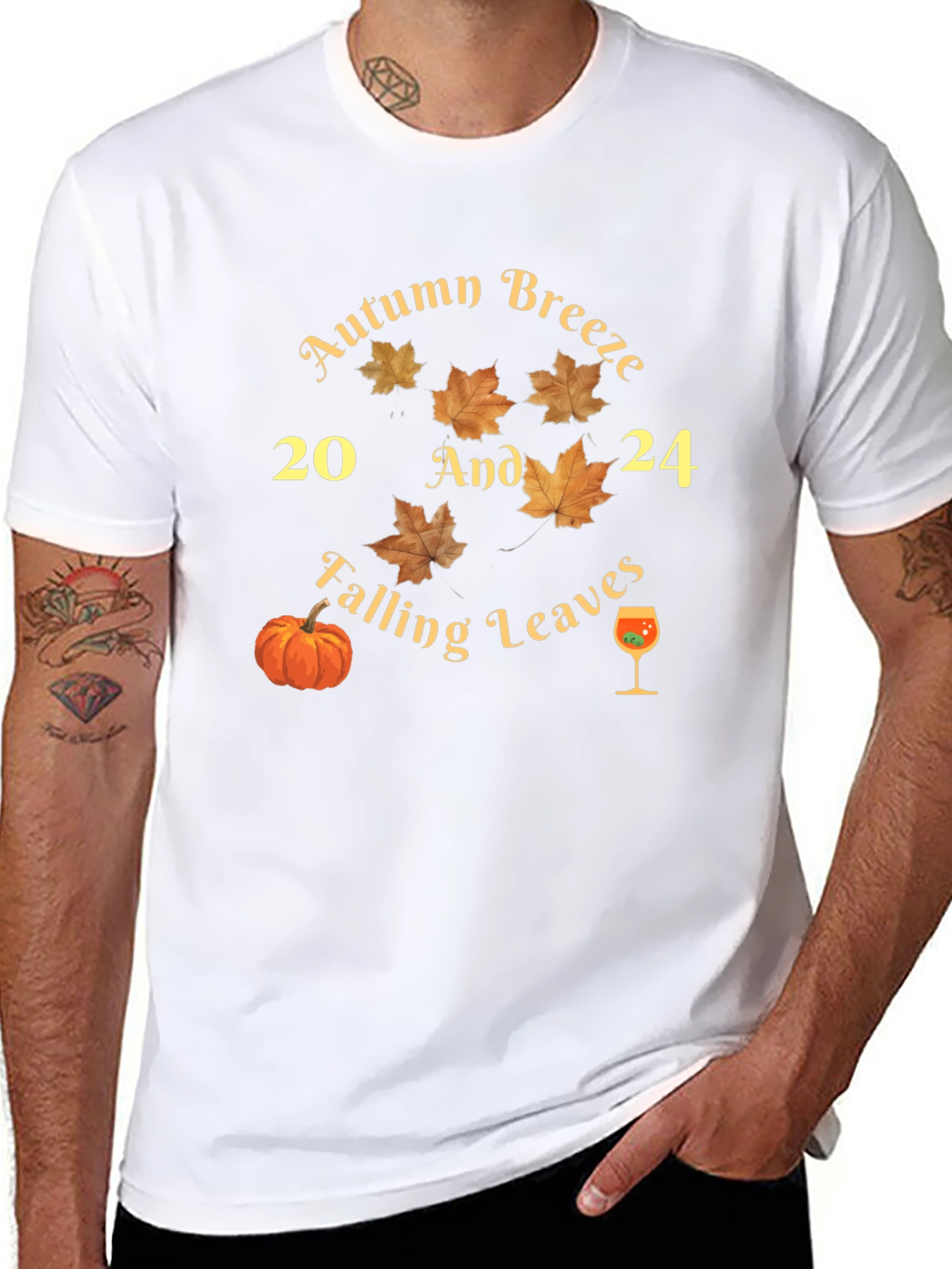 Autumn Breeze & Falling Leaves 2024 T-Shirt