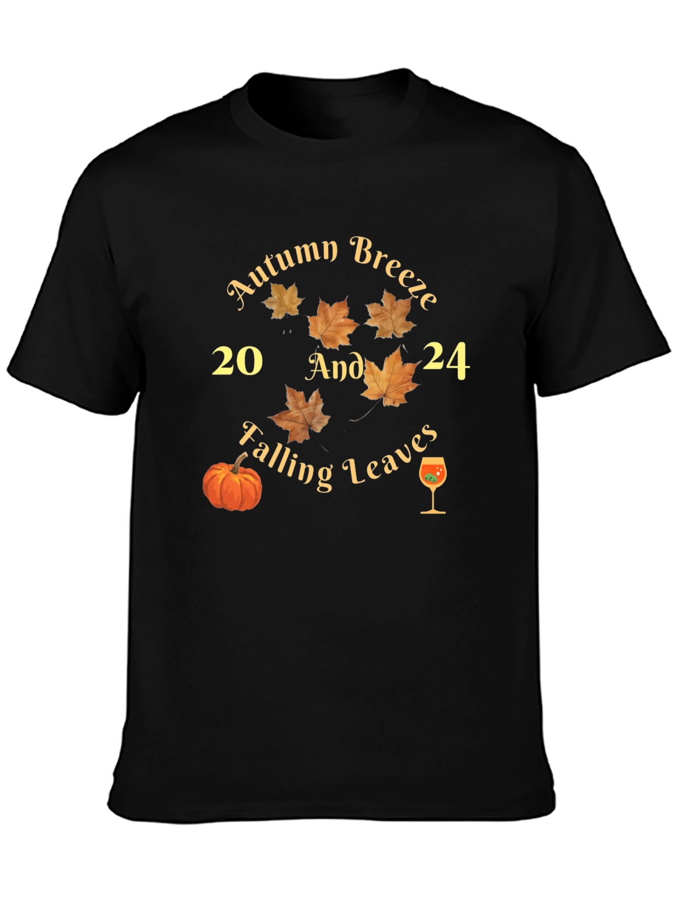 Autumn Breeze & Falling Leaves 2024 T-Shirt