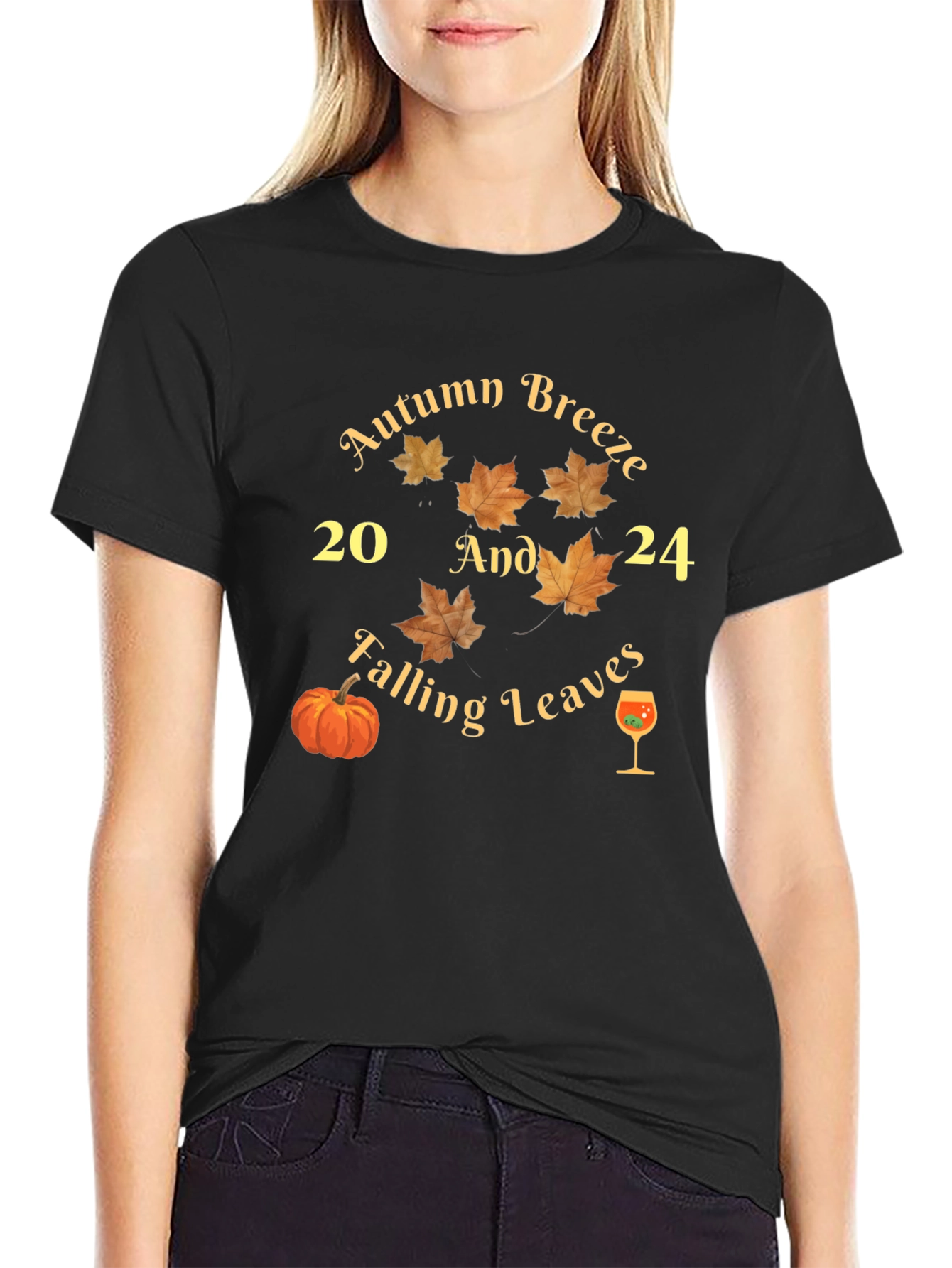 Autumn Breeze & Falling Leaves 2024 T-Shirt