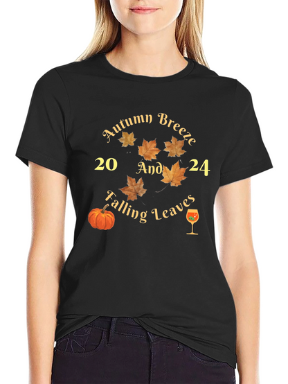 Autumn Breeze & Falling Leaves 2024 T-Shirt