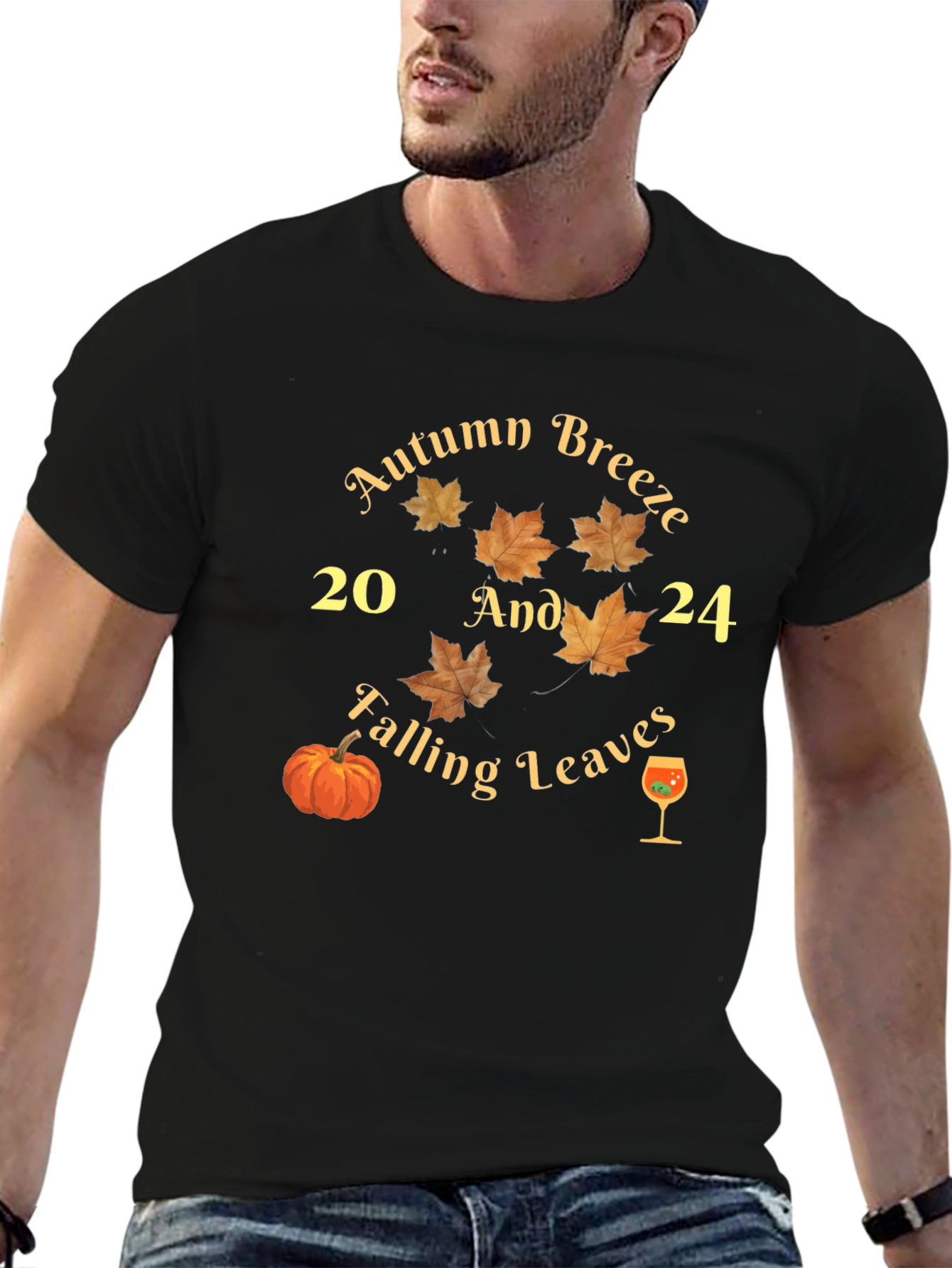 Autumn Breeze & Falling Leaves 2024 T-Shirt