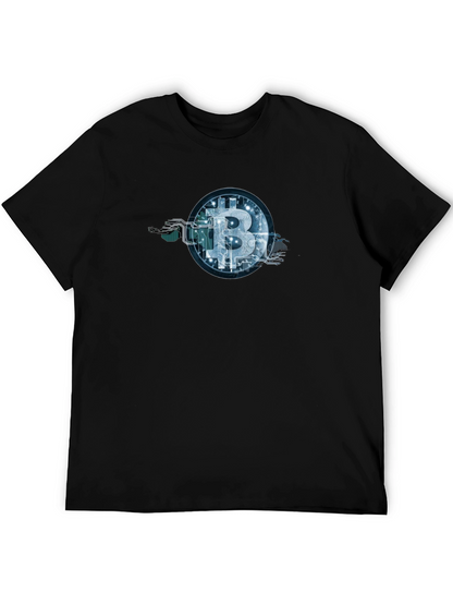 Bitcoin Circuit Tree Black Tee