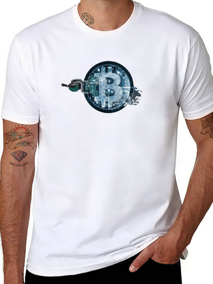 Bitcoin Circuit Tree Black Tee