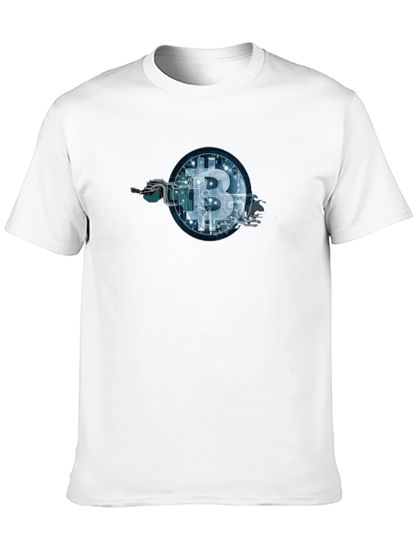 Bitcoin Circuit Tree Black Tee