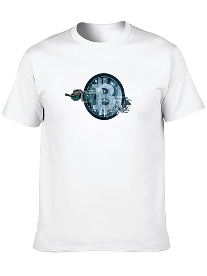 Bitcoin Circuit Tree Black Tee
