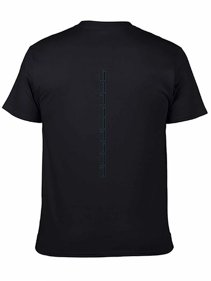 Black Minimalist Graphic Tee