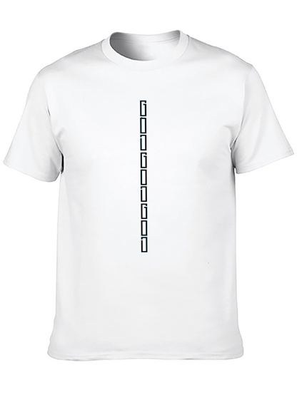Black Minimalist Graphic Tee